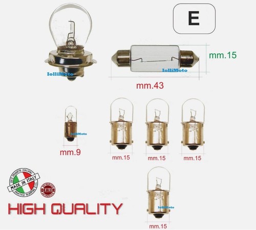 Set lampadine luce faro ant - lampadine,